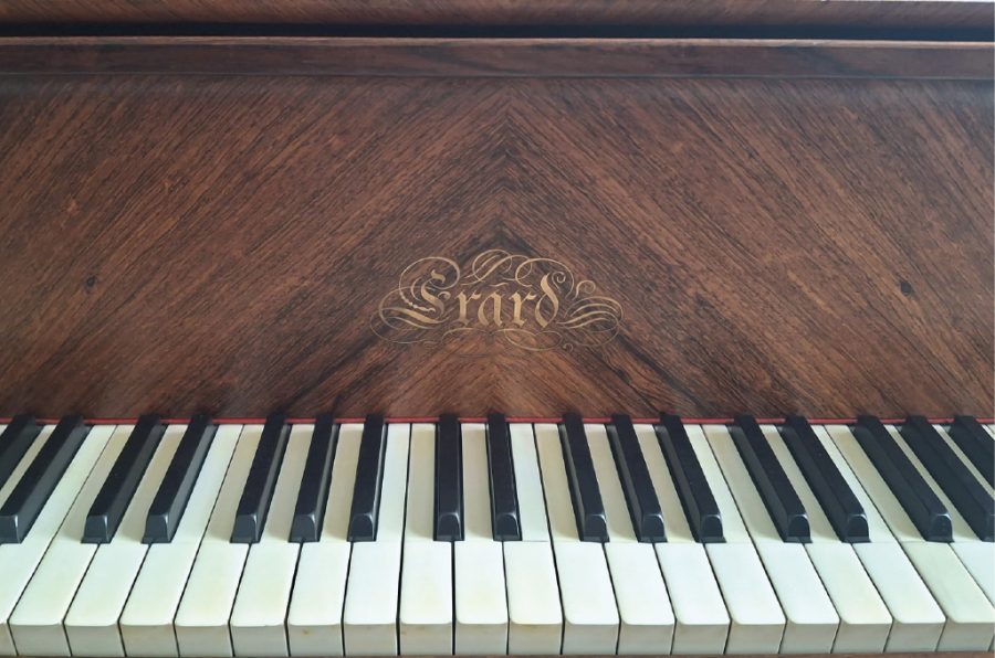 Piano à queue de concert Érard de la collection du Musée du Piano d’Alençon
