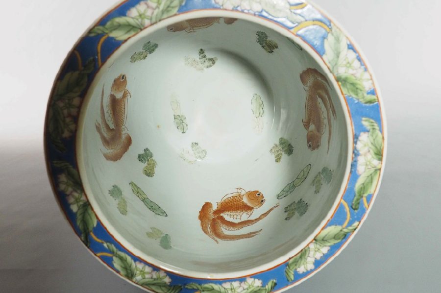 Cache-pot aquarium chinois