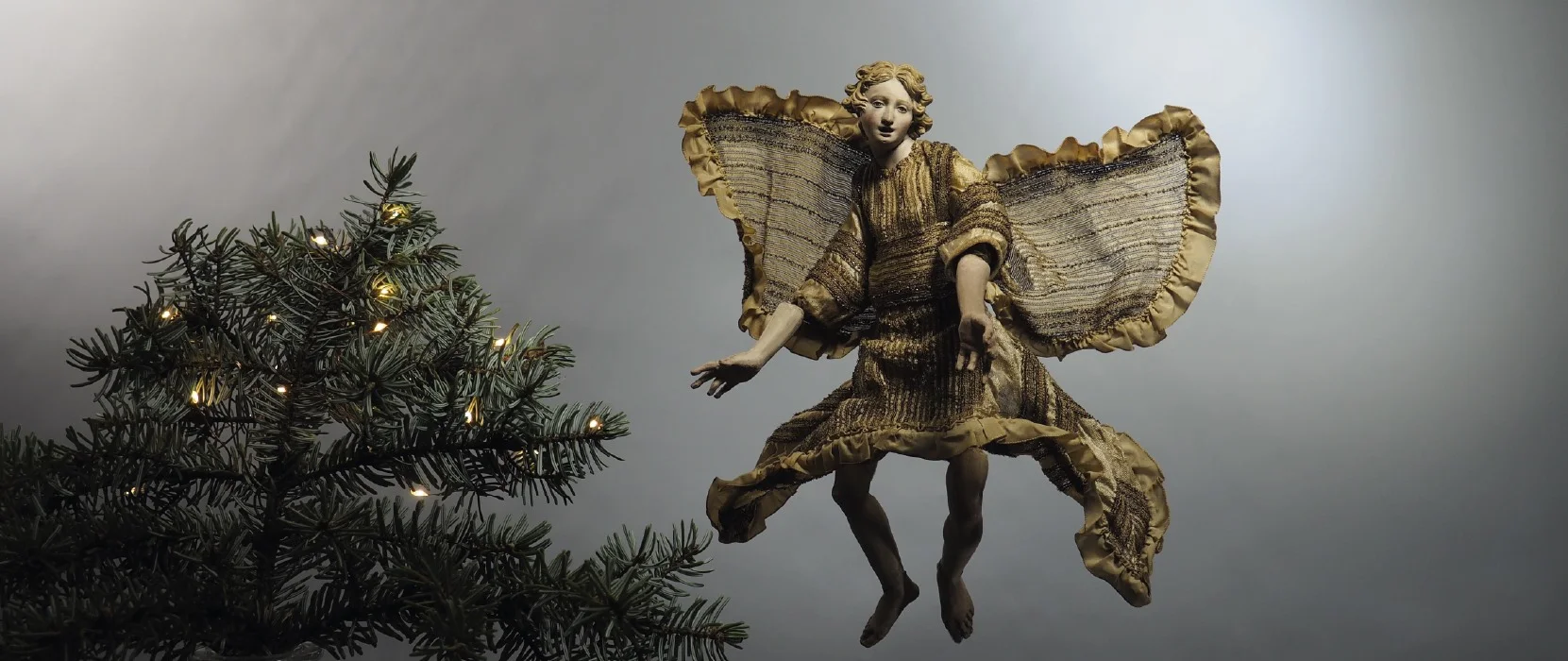 Ange de Noël. Figurine suspendue